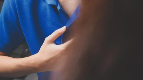 Doctor using a stethoscope checking patient with examining, presenting resu.. Stock Footage 344529478