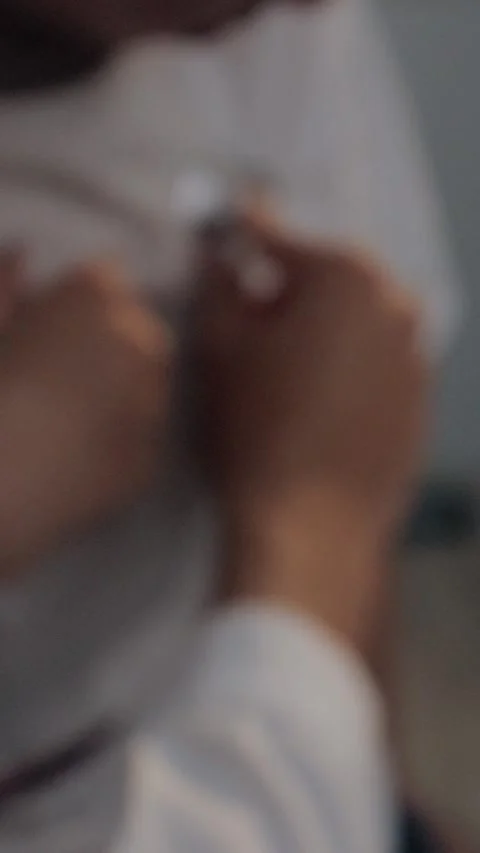 Doctor using a stethoscope to examine a female patient's chest. Medical che.. Stock Footage 340539398
