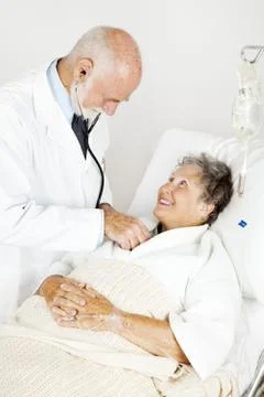 Doctor Using Stethoscope Stock Photos