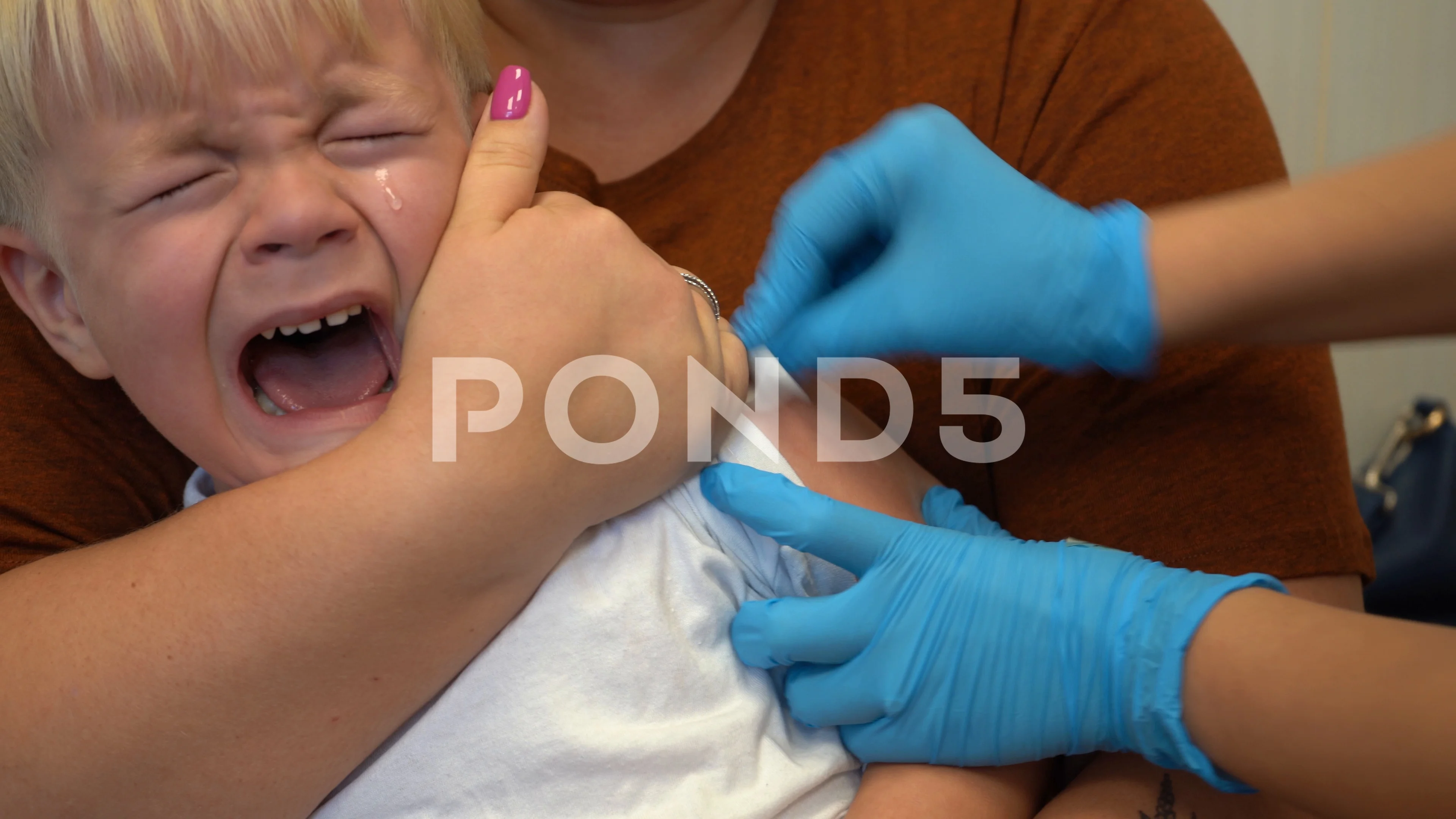 The doctor vaccinates the The Stock Video Pond5