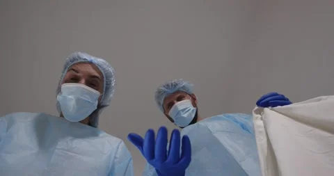 Doctor . Viewpoint from the patient's couch Видео 166729600