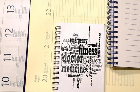 Doctor word cloud collage Stock Photos