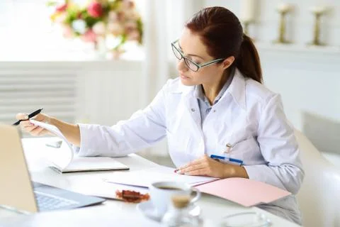 Doctor at work Foto stock