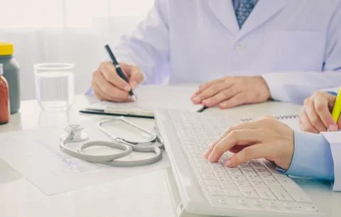 Doctor working Stock Photos
