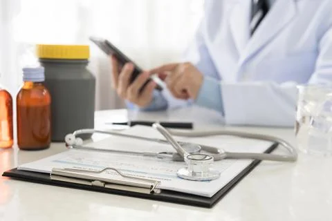 Doctor working Stock Photos