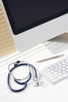 Doctor workplace Stock Photos