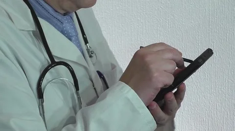Doctor Writing Stock Footage 55213039