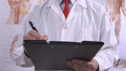 Doctor Writing  스톡 동영상 202137953