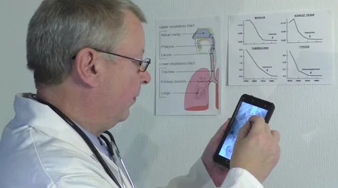 Doctor X Ray Tablet Stock Footage 55213305