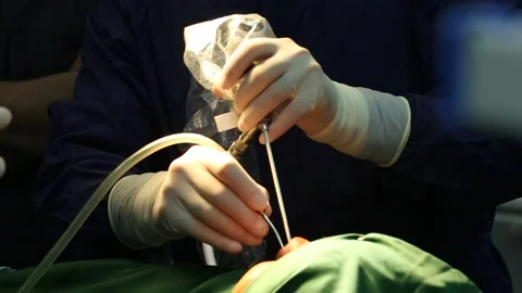 Doctors are performing surgery 2 Stock Footage 317081273