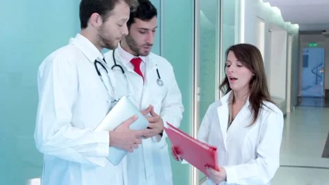 Doctors  Briefing  Stock Footage 210673289
