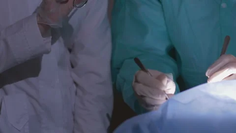 Doctors carried out the illegal organ transplants in a hidden hospital. Illegal Stock Footage
