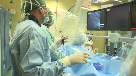 Doctors checking data on a screen Stock Footage 45900869