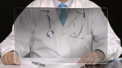 Doctors Computer Vídeo Stock 210225160