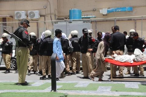 Doctors continue protest over acid attack in Quetta, Pakistan - 30 Jun 2026 Stock Photos