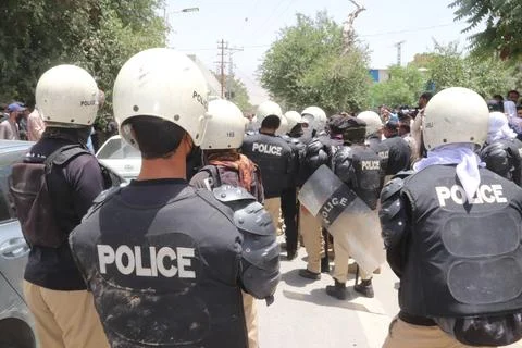 Doctors continue protest over acid attack in Quetta, Pakistan - 30 Jun 2026 Stock Photos