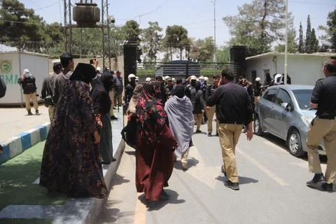 Doctors continue protest over acid attack in Quetta, Pakistan - 30 Jun 2026 Stock Photos