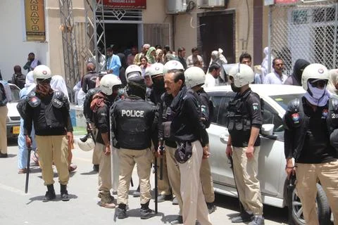 Doctors continue protest over acid attack in Quetta, Pakistan - 30 Jun 2026 Stock Photos