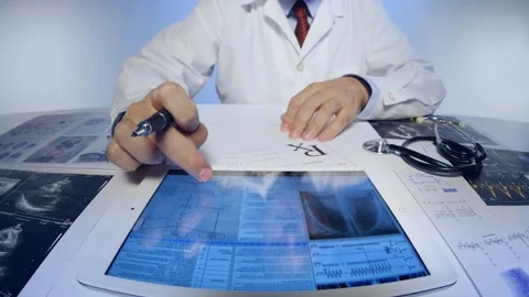 Doctors Data Analysis  Stock Footage 202147137