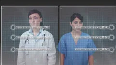 Doctors Digital Glass Display Stock After Effects