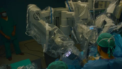 Doctors doing surgery Stock Footage 105821080