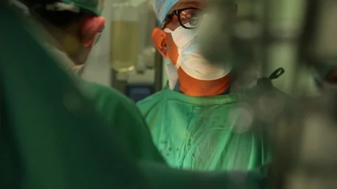 Doctors During Heart Surgery Stock Footage 78530798