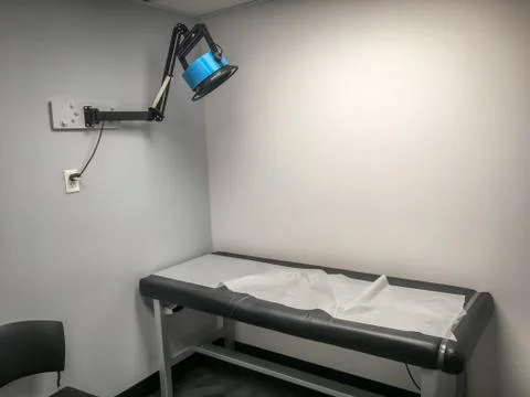 Doctors Examination Bed Foto stock