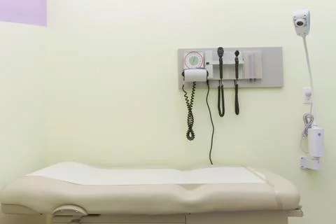 Doctor's examination room Stock Photos