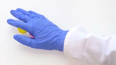 Doctor’s hand remove word Covid. Stock Footage 160426665