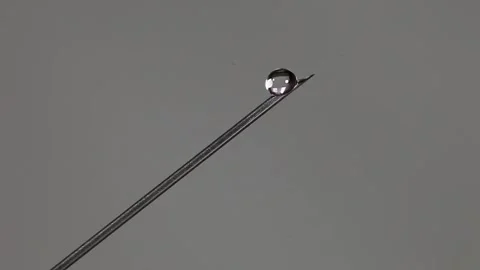 Doctor's hands close-up with Flu Shot Vaccine Vial Dose Hypodermic. Female Stock-Footage 336587479