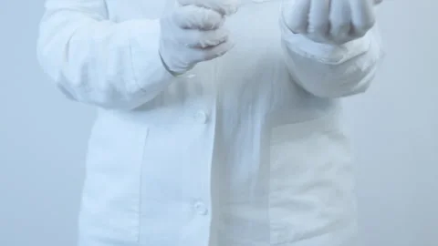 Doctor's hands. Video stock 248306721