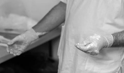 The doctor's hands Stock Photos