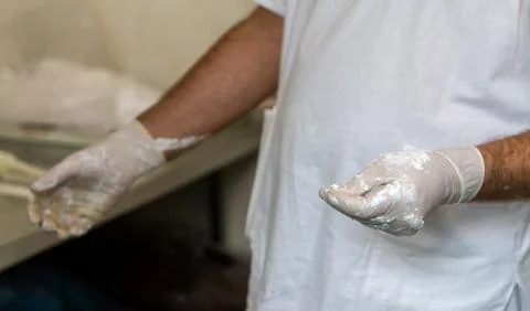 The doctor's hands Stock Photos