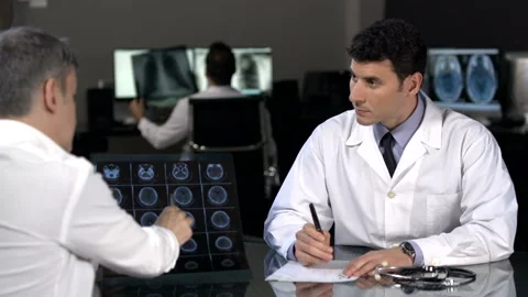 Doctors have a meeting Stock Footage 210418512