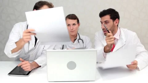  Doctors Meeting In Office Stock-Footage 210669215