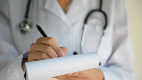 Doctor's notes Stock Footage 114246713