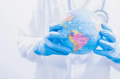 Doctors or scientists are using vaccines to fight COVID-19 or believe other.. Stock Photos