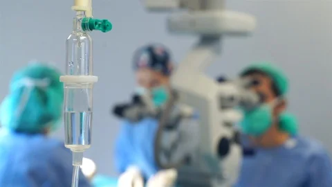 Doctors Performing Surgery in Operating Room. Stock Footage 92126823