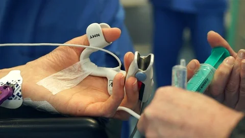 Doctors Preparing for Surgery. Anesthesia. Stock Footage 92116613