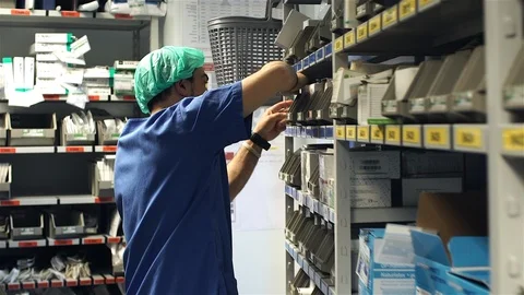 Doctors Preparing for Surgery. Stock Footage 91818142