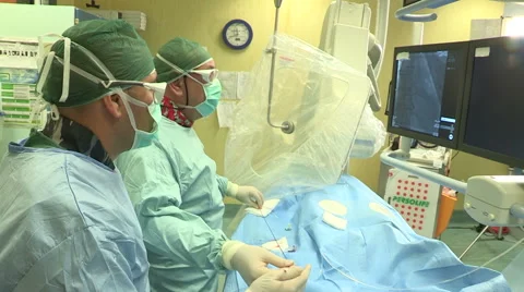 Doctors ready to operate patient Stock Footage 45900548