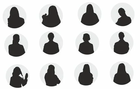 Doctors silhouette profile Stockillustratie