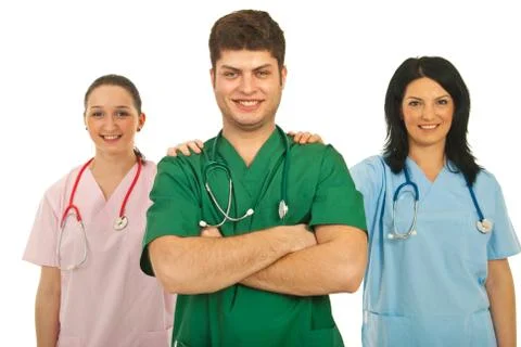 Doctors team cooperation Stock Photos