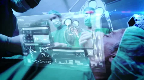 Doctors using latest technology Stock Footage 60968129