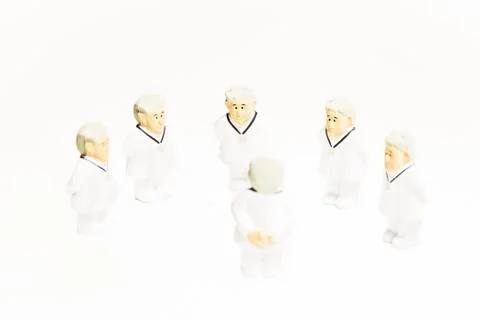 Doctors on white background Stock Photos