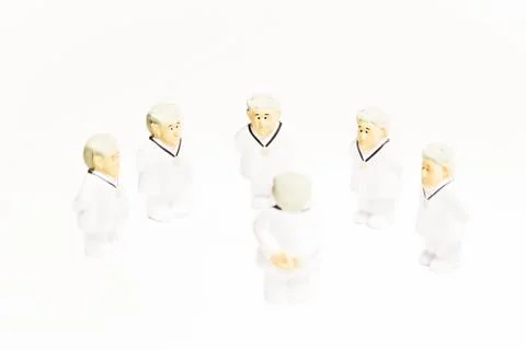 Doctors on white background Stock Photos