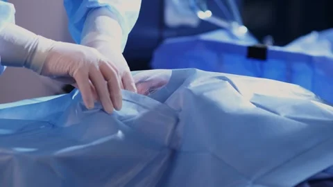 Doctors work in the operating room Stock Footage 265014006