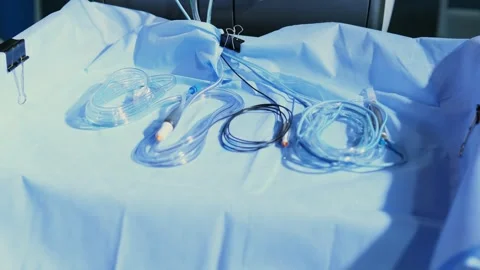 Doctors work in the operating room Stockbeeldmateriaal 265014917