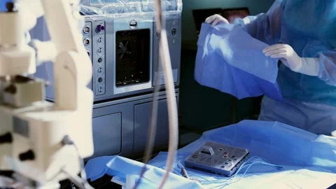 Doctors work in the operating room Stockbeeldmateriaal 265017116