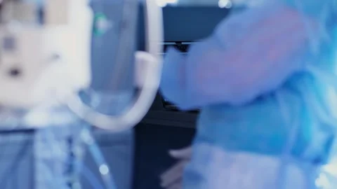 Doctors work in the operating room Stockbeeldmateriaal 265017783